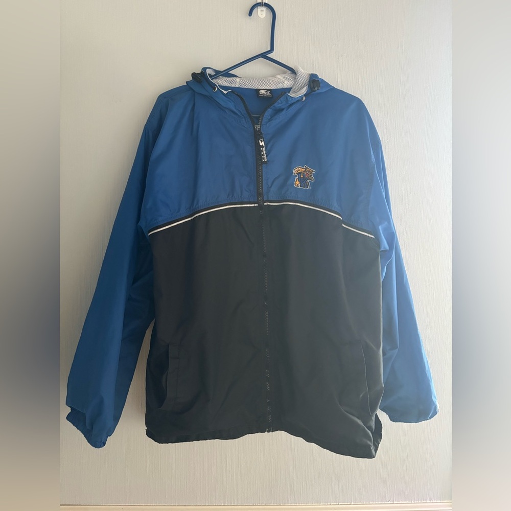 STARTER UK vintage windbreaker Blue and White Jacket